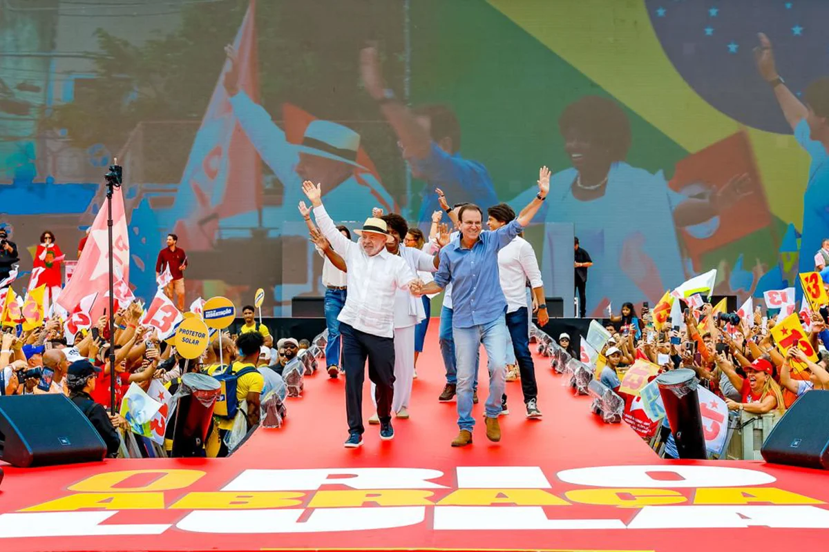 Ala do PSol é barrada em ato de Lula e Paes no Rio de Janeiro