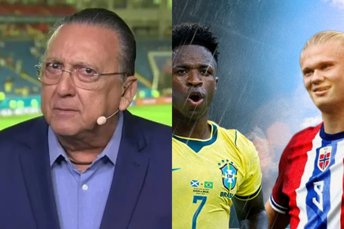 Galvão Bueno dá palpite para Brasil x Noruega: "Encrenca". Vídeo