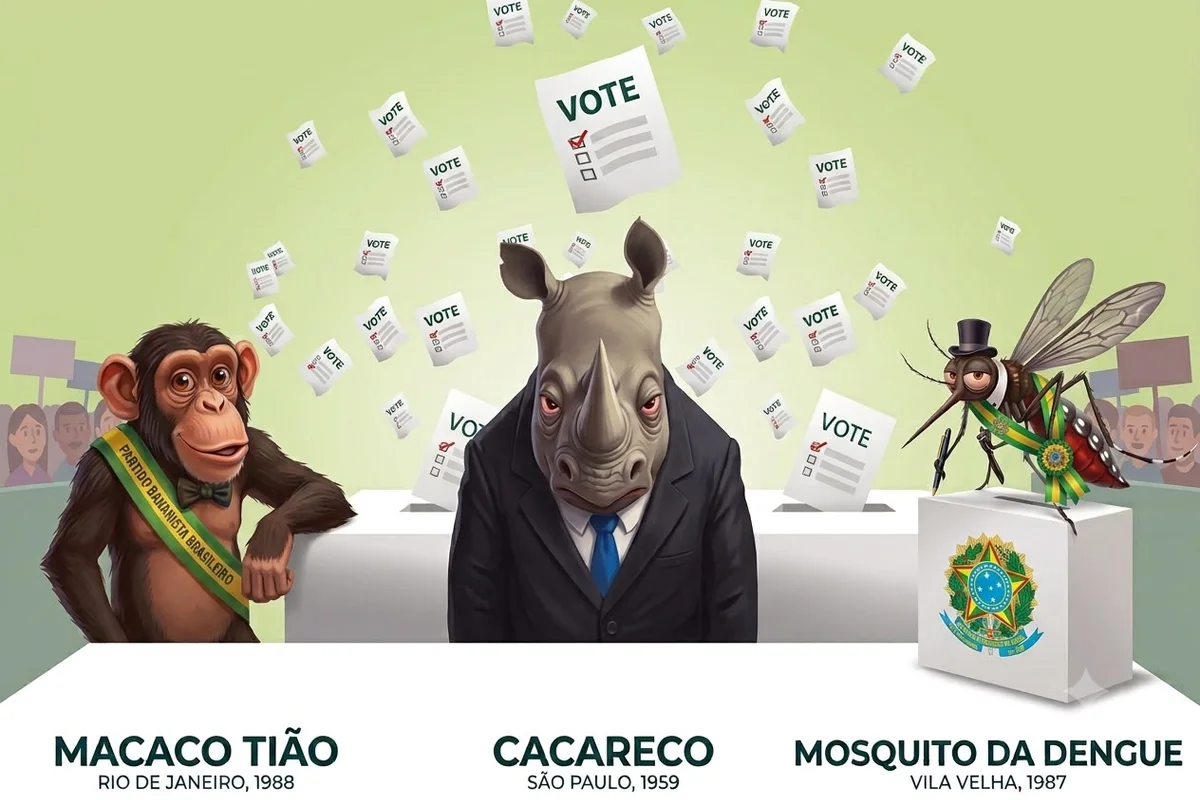 Eleições: brasileiros já votaram em bichos para protestar. Entenda