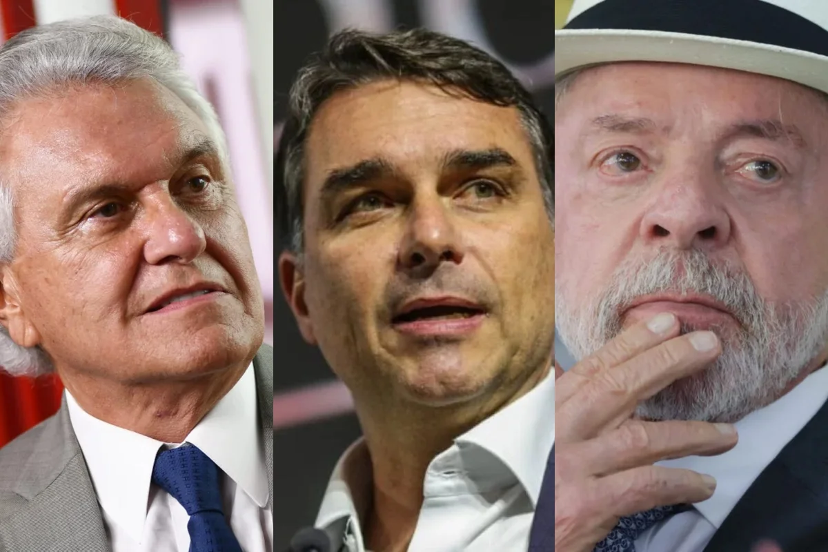 Caiado critica Lula e Flávio por tarifaço: "Brasil em segundo plano"