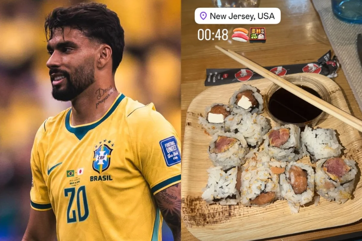 Paquetá janta japonês após vitória do Brasil na Copa e causa reações