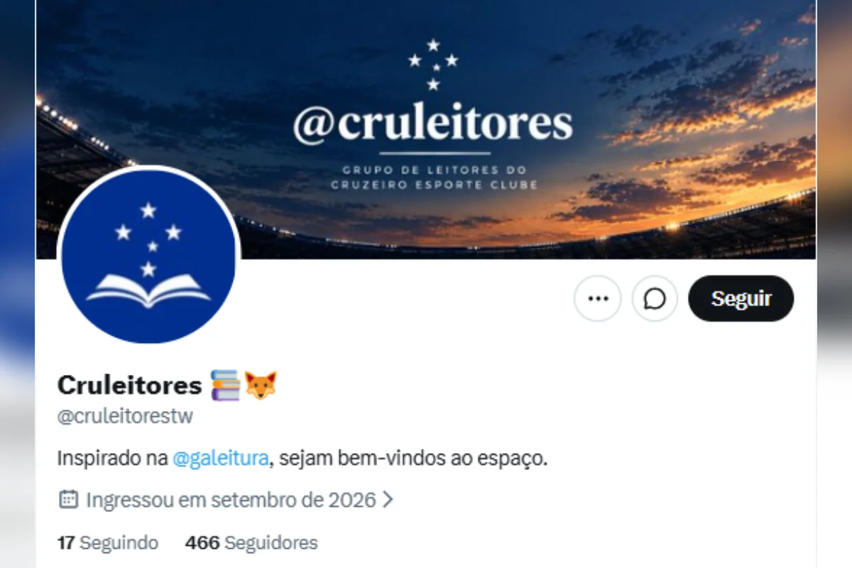 Cruleitores: clube de leitura de torcida do Cruzeiro é apagado após ataques