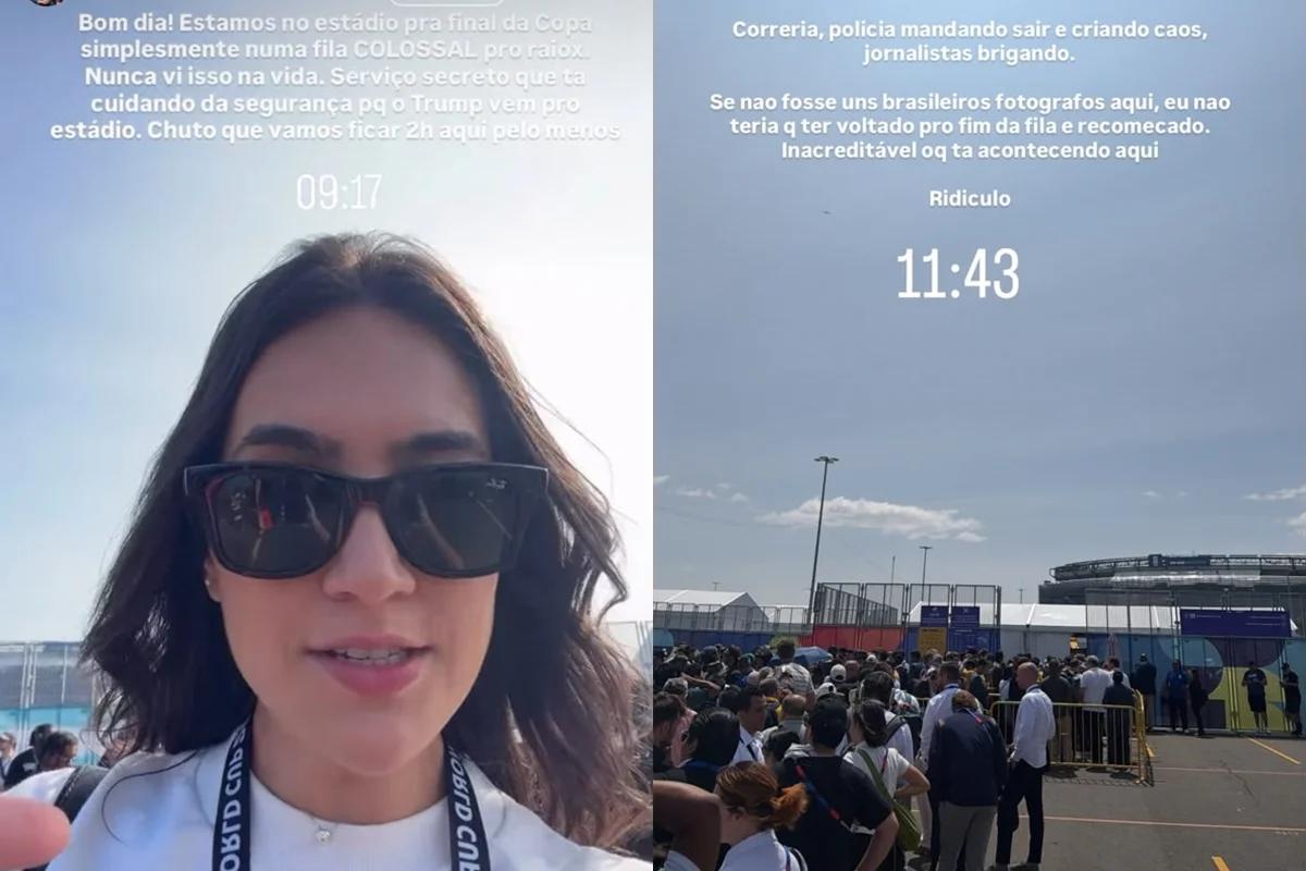 Copa: repórteres denunciam "caos" na entrada do estádio para a final