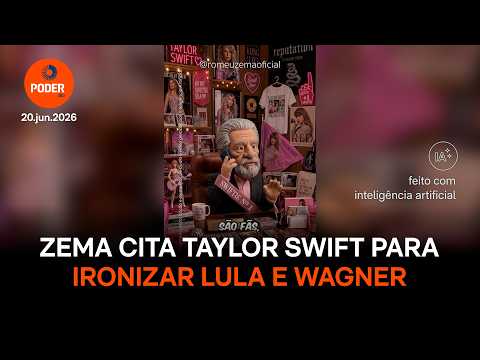 Zema usa Taylor Swift para ironizar Lula e Jaques Wagner
