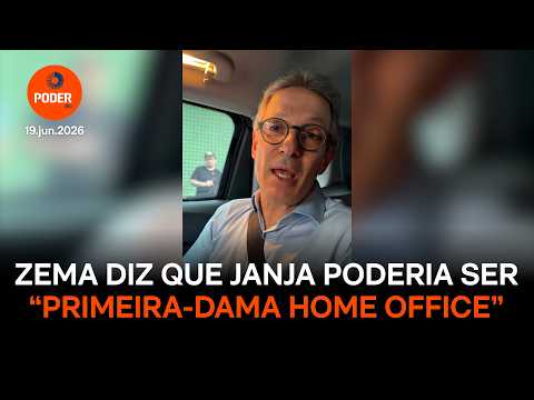 Zema critica Lula e diz que Janja poderia ficar em home office