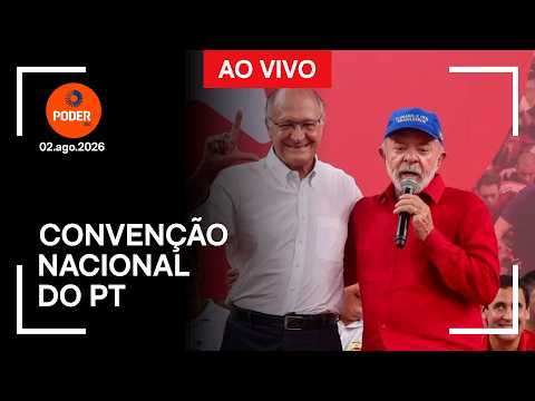 Ao vivo: PT oficializa candidatura de Lula ao Planalto