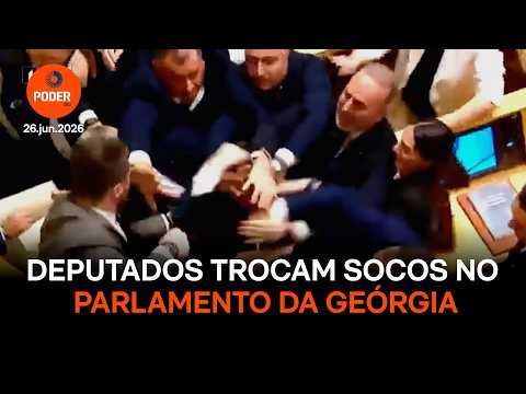 Deputados trocam socos no parlamento da Geórgia; veja vídeo