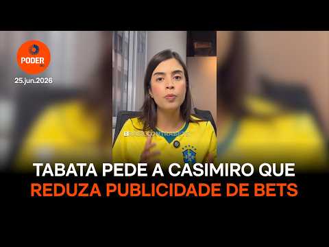 Tabata Amaral pede a Casimiro que reduza publicidades de bets