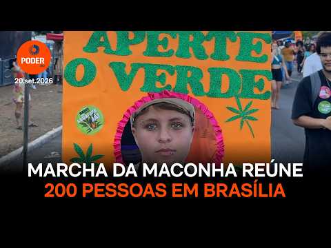 Veja como foi a Marcha da Maconha em Brasília