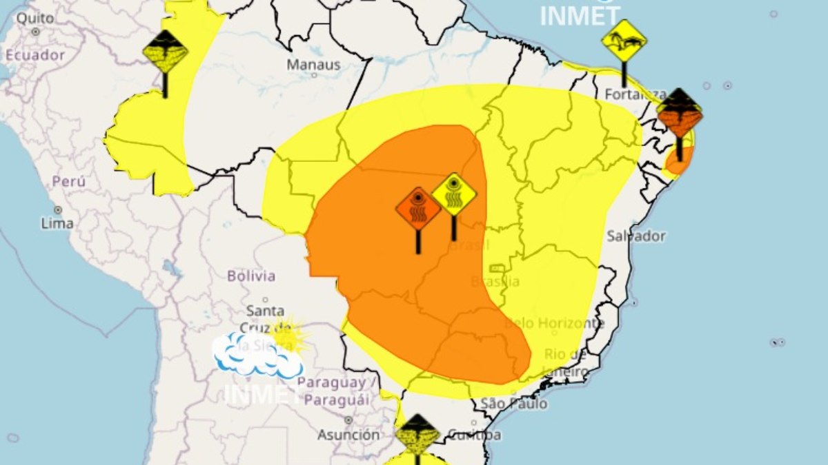 Ventos e tempestades colocam o Brasil em alerta total