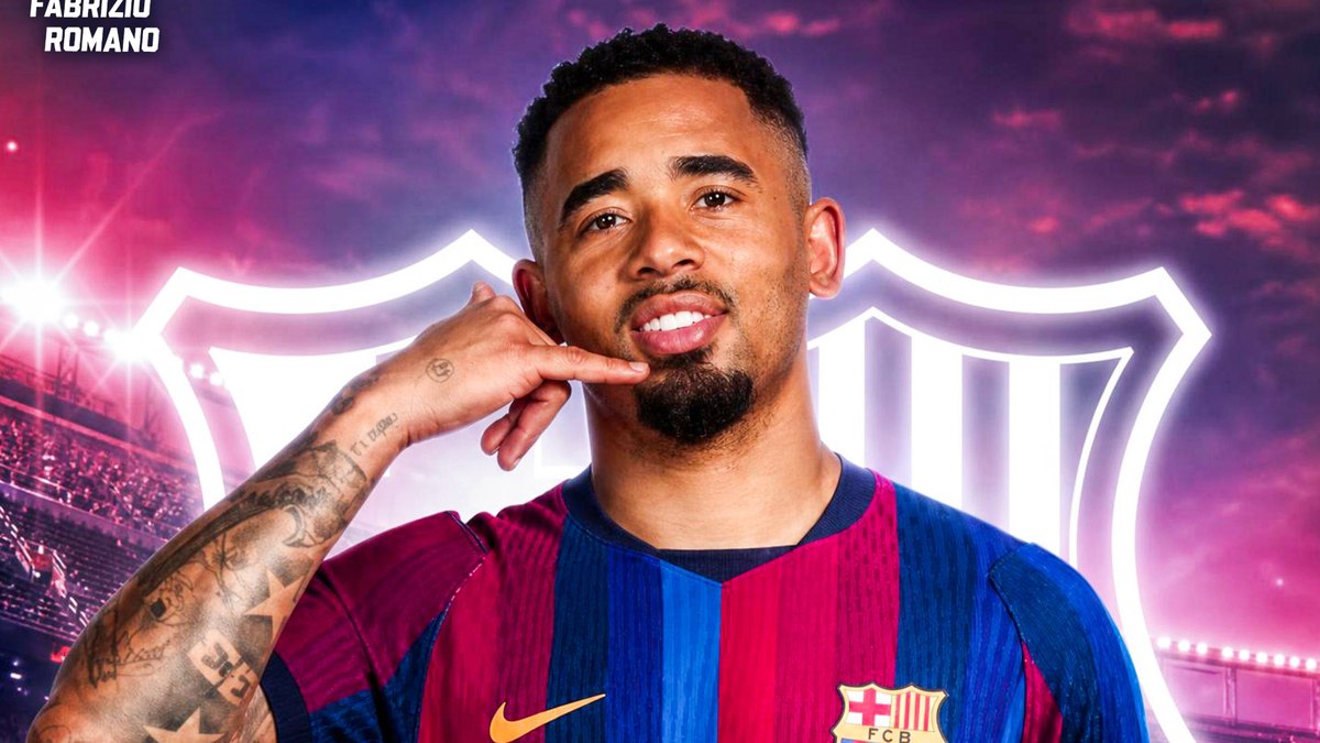 Ex-Palmeiras, Gabriel Jesus é o novo atacante do Barcelona