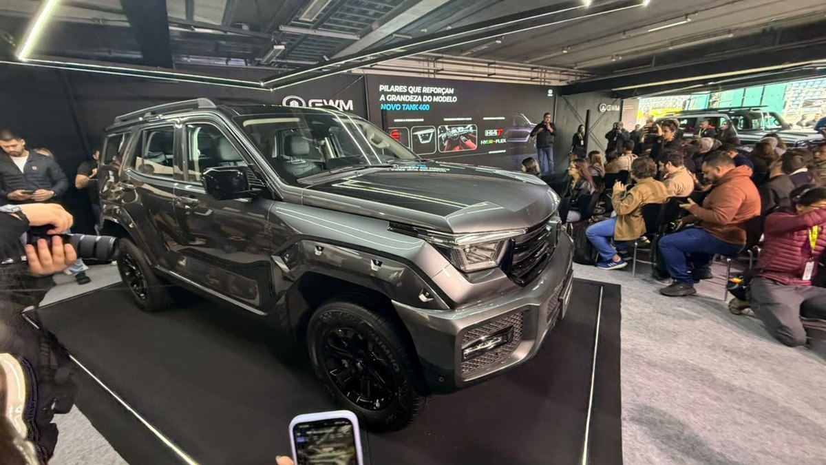 GWM confirma Tank 400 híbrido flex para o Brasil