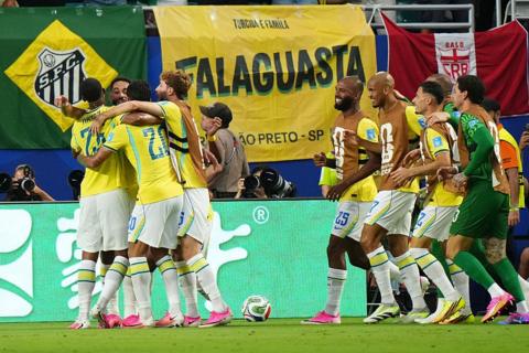Brasil 3 x 0 Escócia: com gols de Vini Jr e Matheus Cunha, seleção se classifica em primeiro lugar do grupo