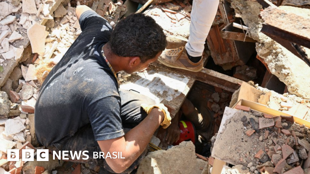 'Os socorristas não dão conta. Estão tirando as pessoas com unhas e dentes': o desespero para salvar quem está sob os escombros na Venezuela