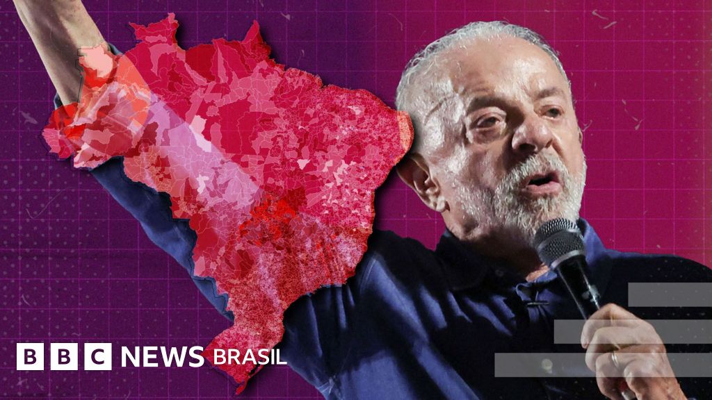 O mapa que revela avanço disseminado de Lula no 2º turno: petista só 'piorou' em quatro de 5.571 municípios