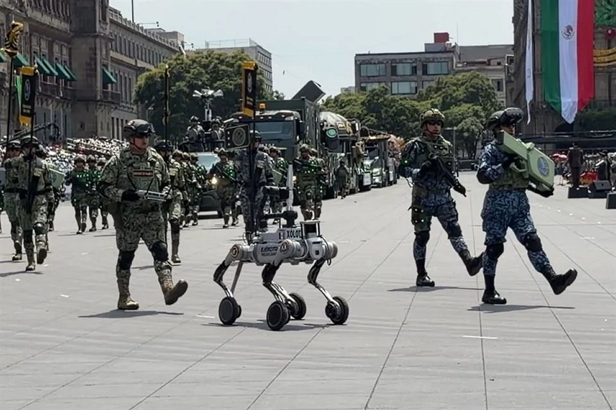 México combina dois mundos robóticos chinês e ucraniano em uma mistura explosiva