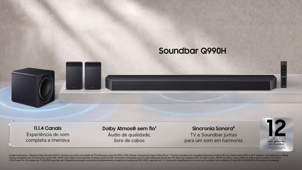 Por que escolher uma Soundbar Samsung?