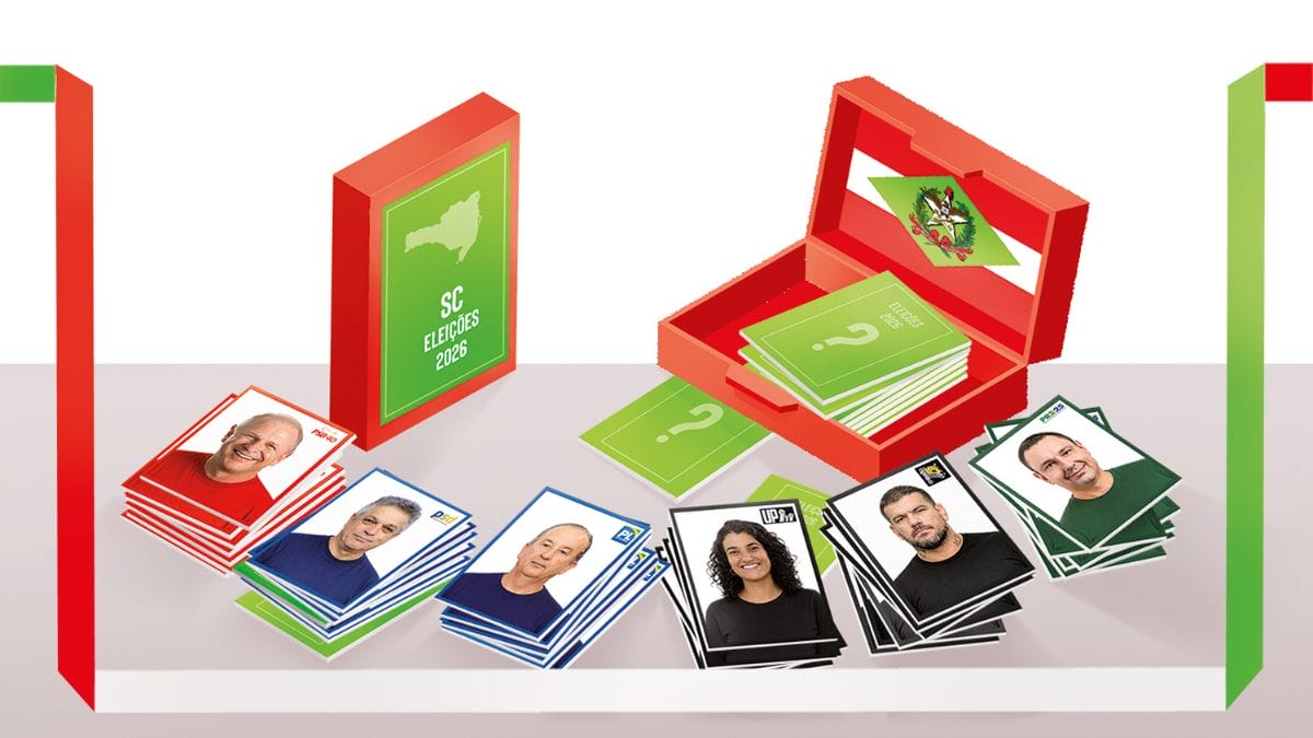 Álbum das Eleições 2026 em SC ganha forma e espera por últimas “figurinhas?