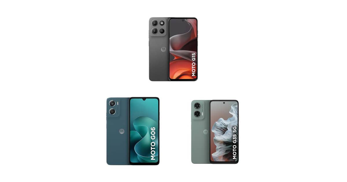 Motorola em destaque: uma seleção de smartphones com bateria potente e câmera com IA em oferta na Amazon