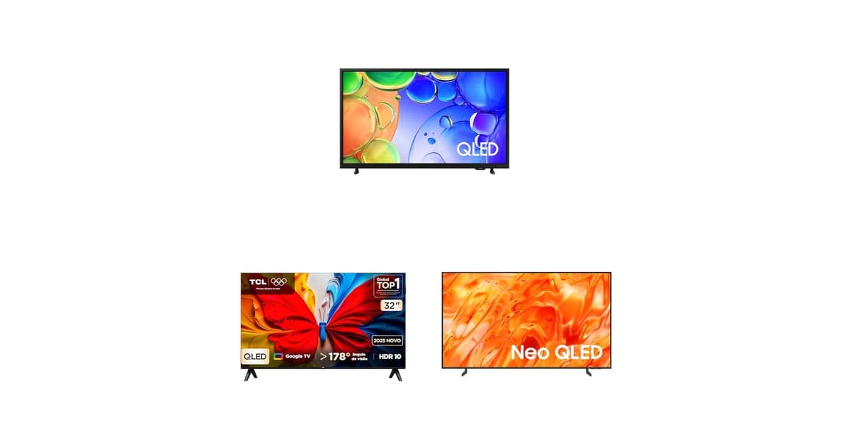Hora de renovar a sala: seleção de TVs QLED em promoção na Amazon