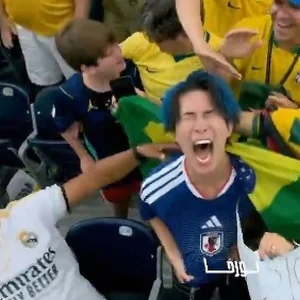 Torcedor japonês viraliza com 'ataque de raiva' após derrota para o Brasil