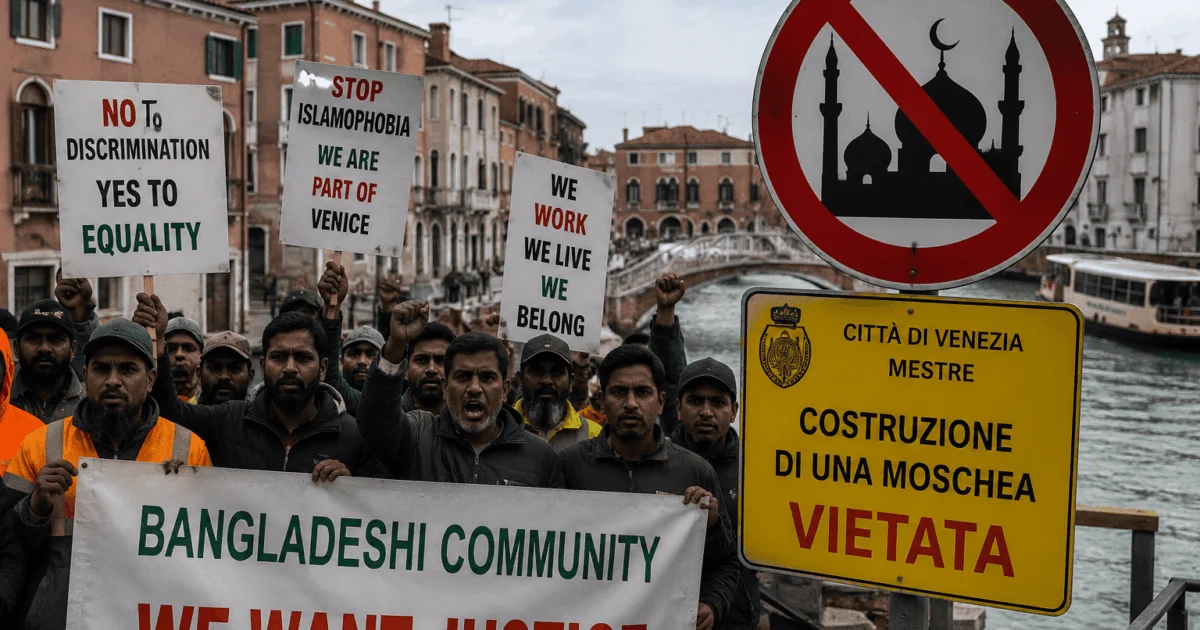 “Veneza proíbe construção de mesquita em Mestre”