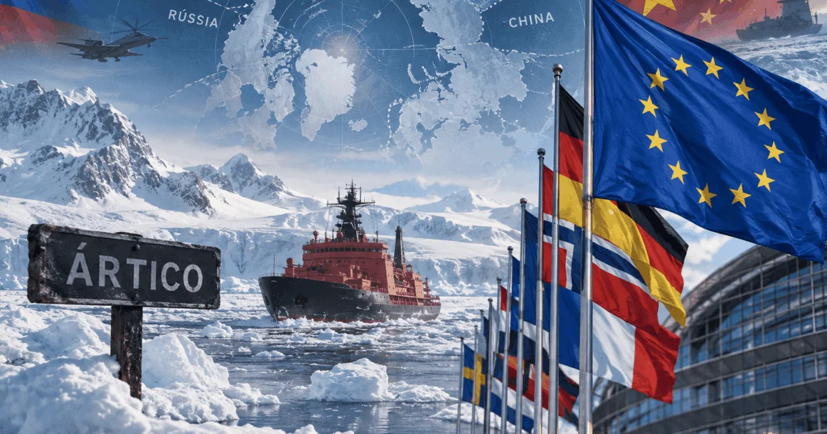 Países europeus cobram UE por maior presença na geopolítica do ártico
