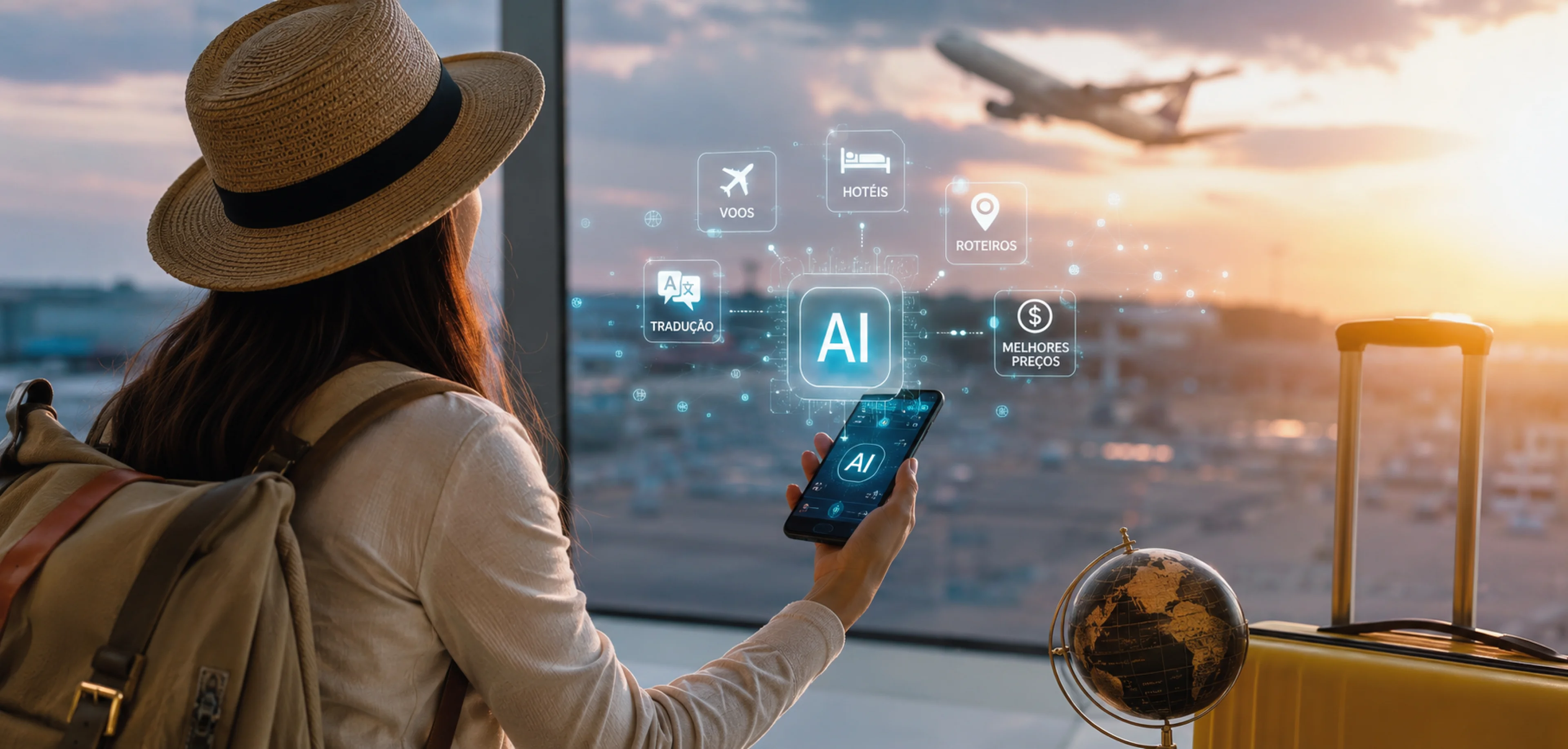 Da mala ao destino: como a inteligência artificial está redesenhando o jeito de viajar