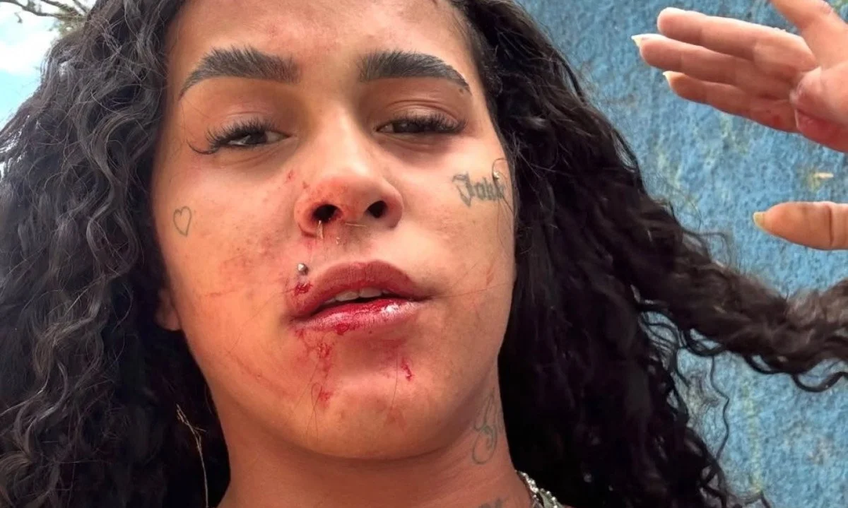 MG: influenciadora denuncia agressão de ex e atual dele em frente a colégio