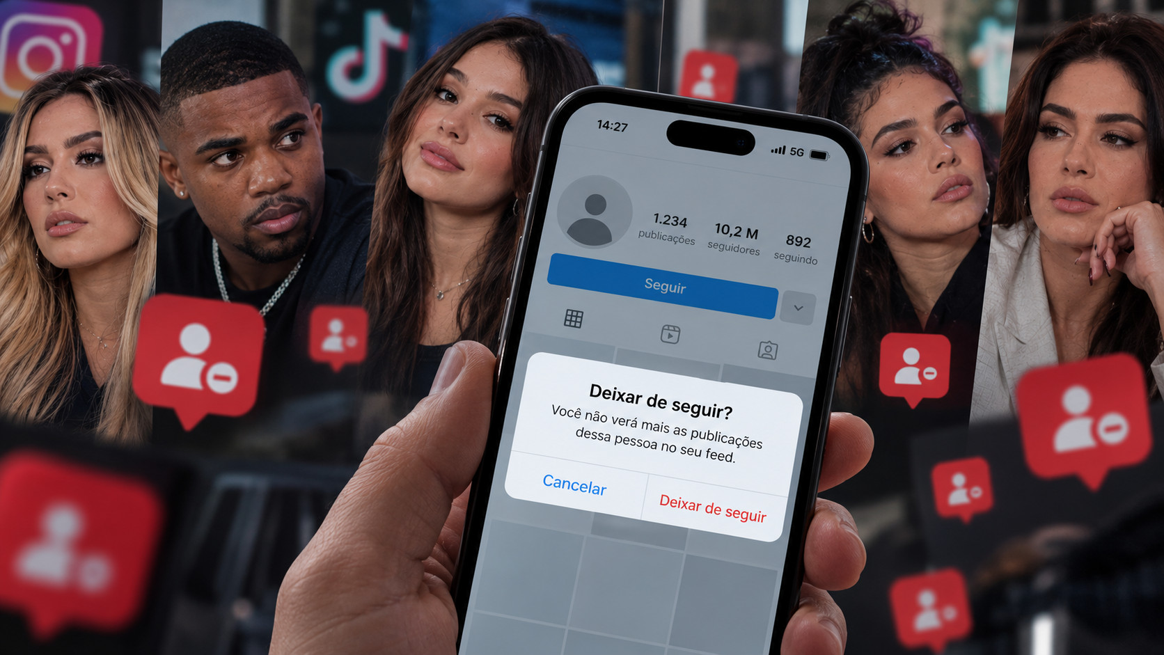 5 influenciadores que perderam uma multidão de seguidores e o que aconteceu