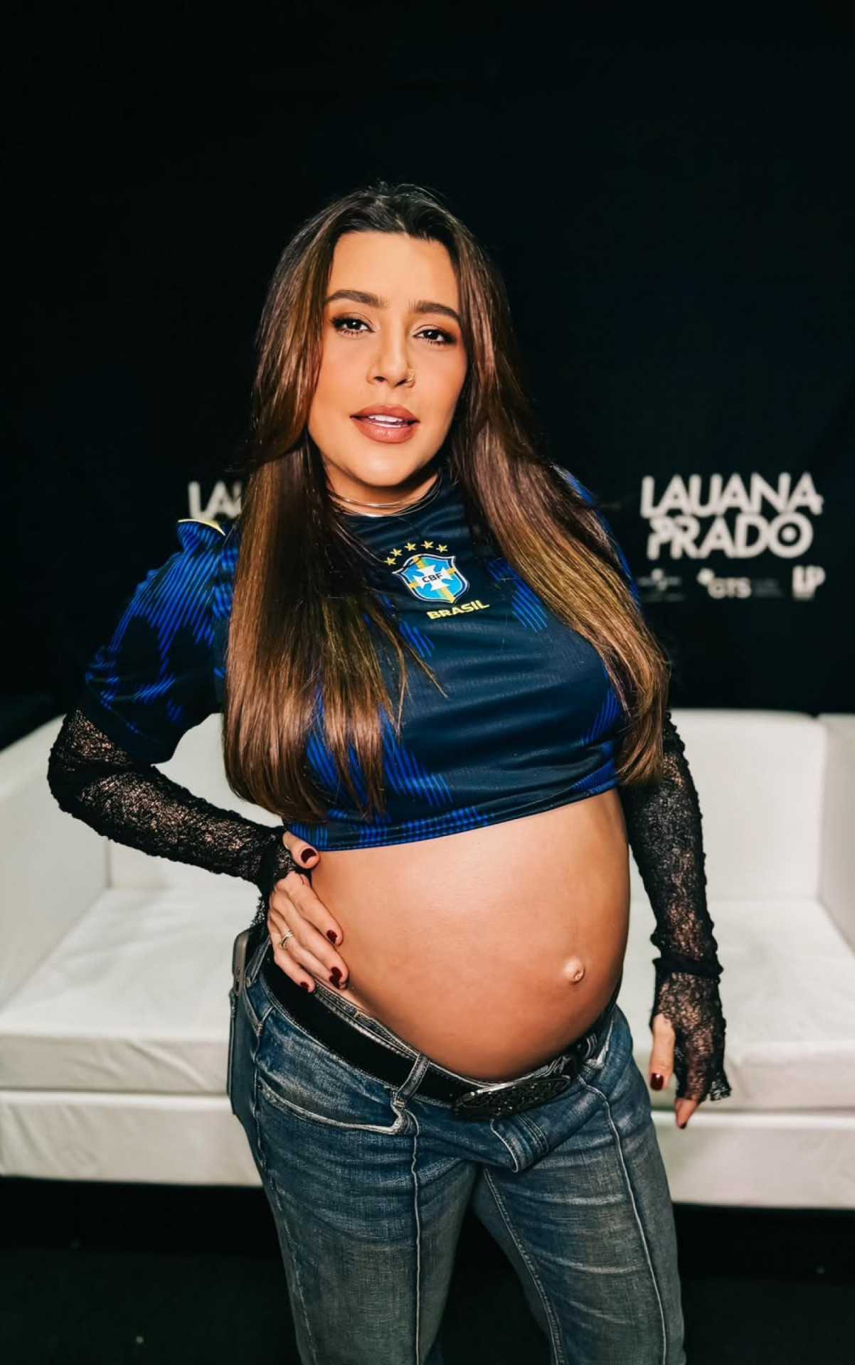 Grávida, Lauana Prado tranquiliza fãs após cancelar show