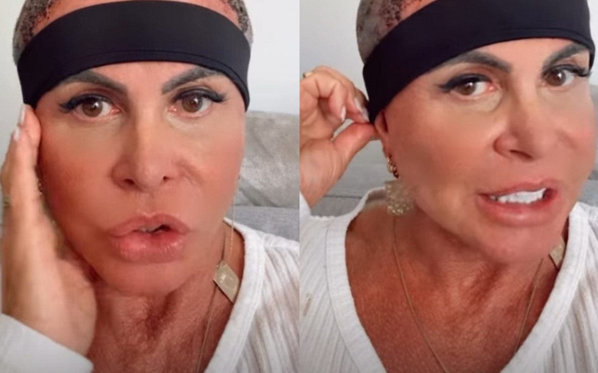 Gretchen exibe resultado inicial de transplante capilar