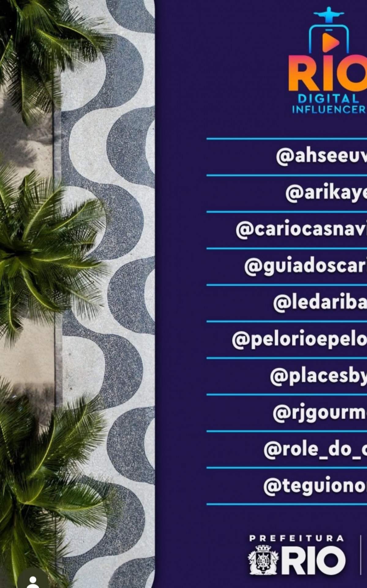 Divulgados os 10 selecionados para o Rio Digital Influencer 2026
