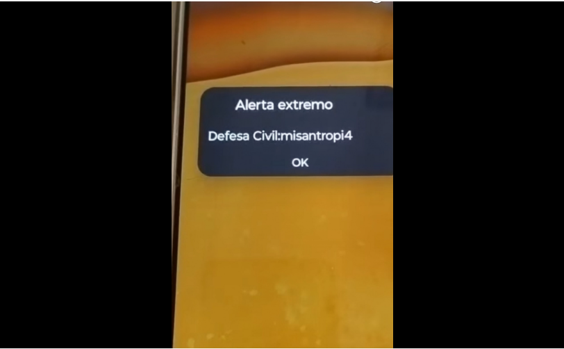 Defesa Civil sofre ataque hacker e emite alerta falso a?
