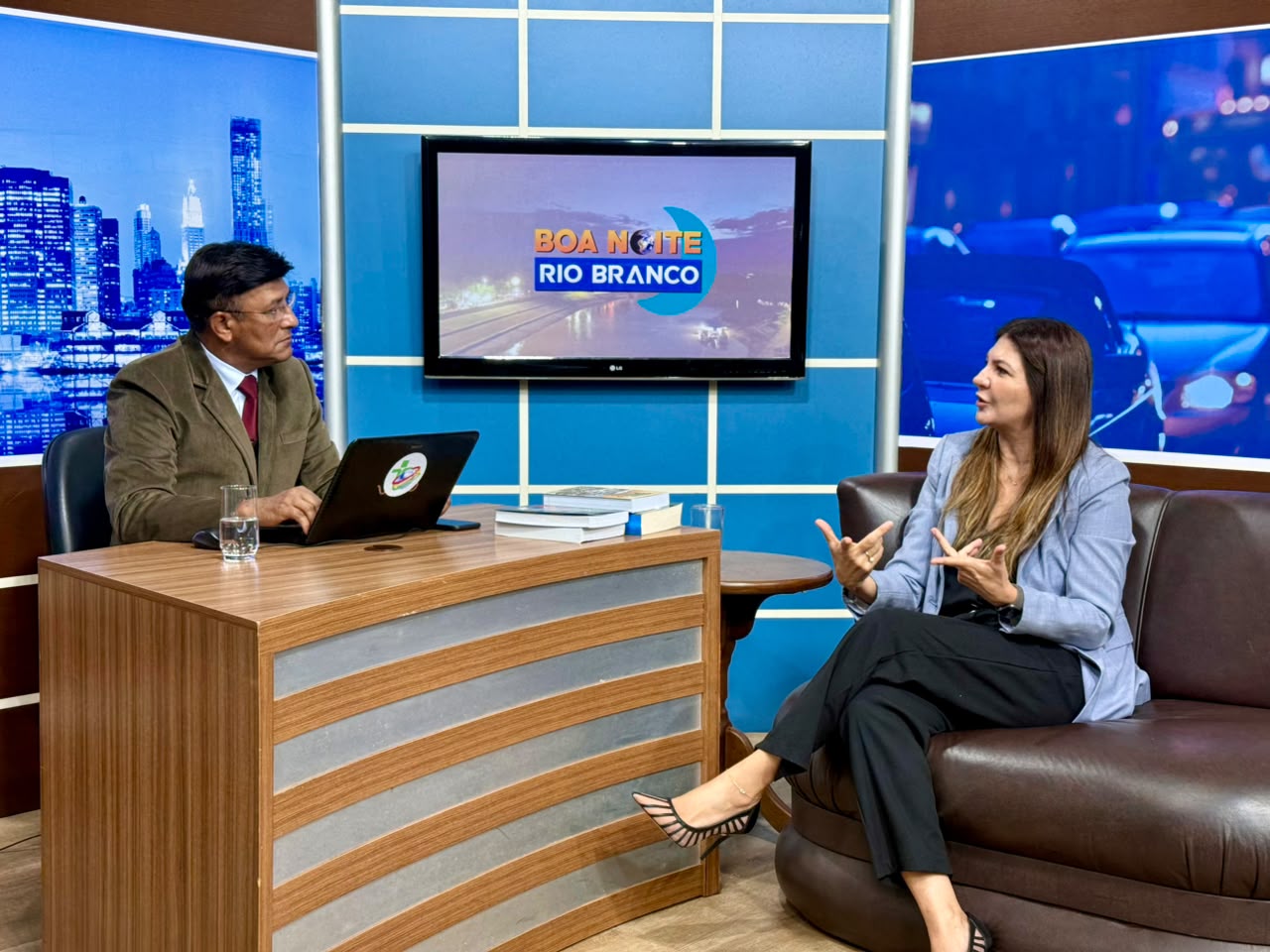 Rosana Cavalcante destaca bioeconomia, pesquisa e trajetória de vida em entrevista ao Boa Noite Rio Branco
