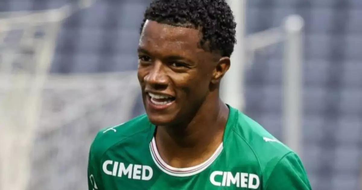 Palmeiras goleia o América-MG e segue líder do Sub-20