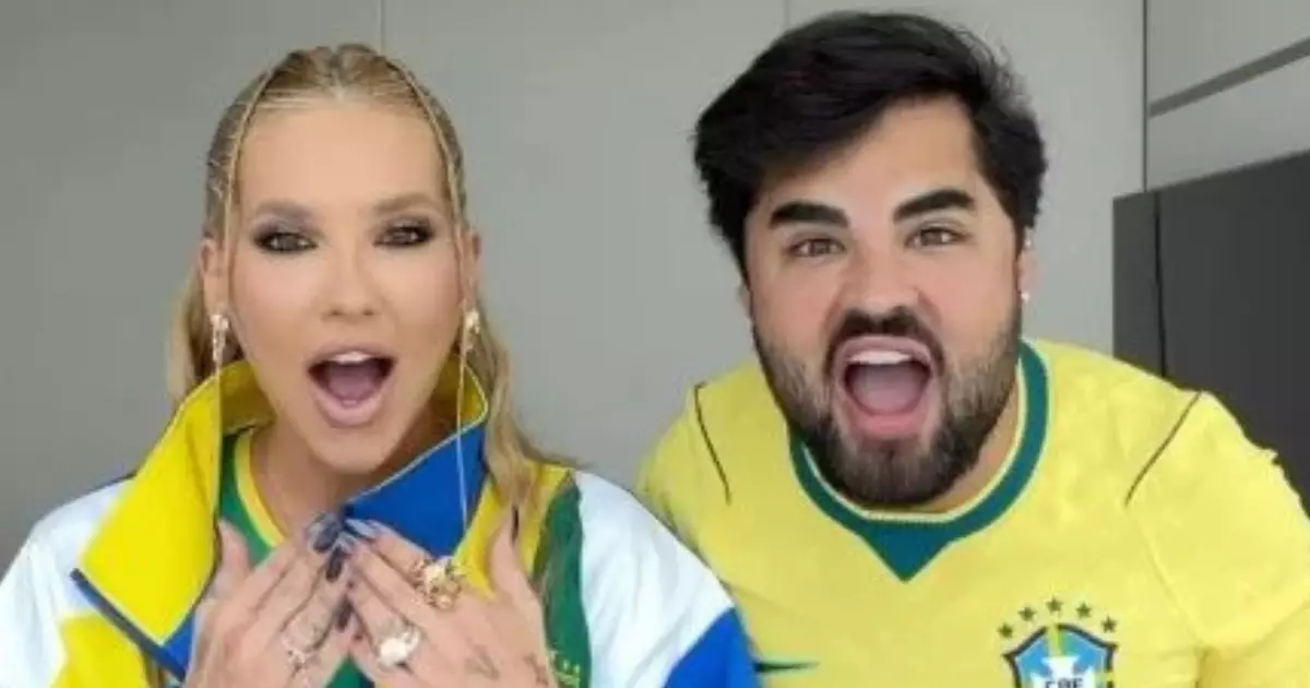 Lucas Guedez volta ao Brasil e deixa quadro com Virginia no 'Domingão'