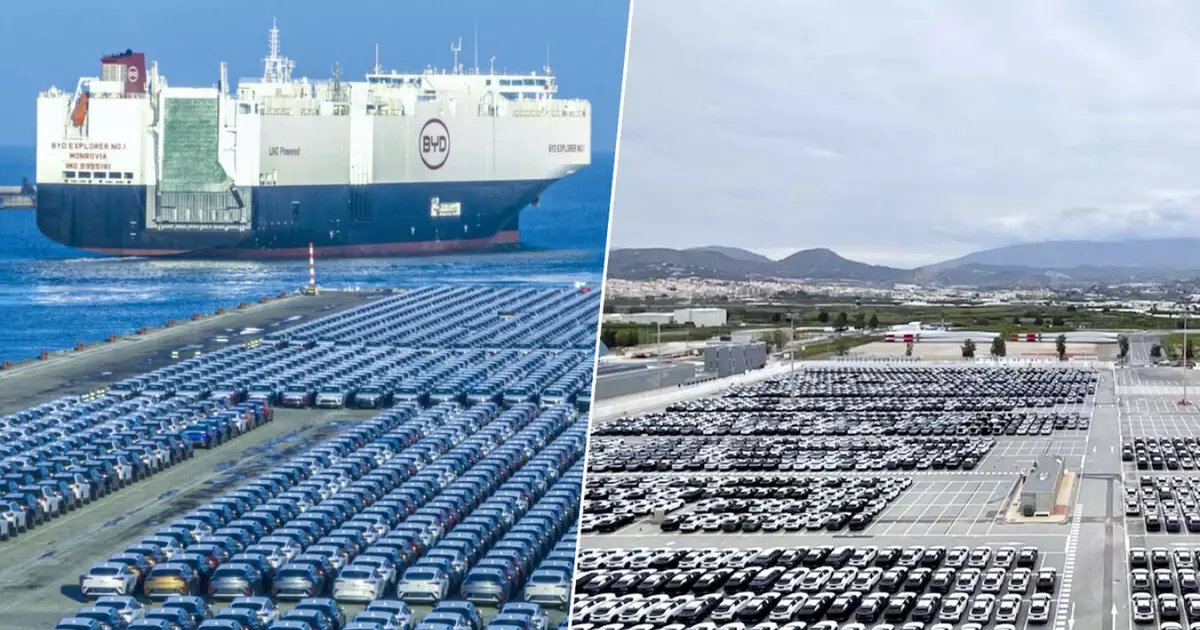 A China está exportando tantos carros para a Europa que enfrenta um problema: carros parados que não conseguem sair de seus portos
