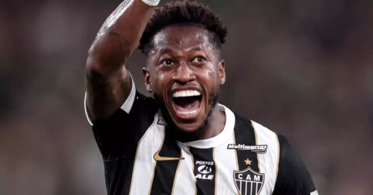 Reforço do Galo, Fred marcou seu primeiro gol como profissional pelo Inter contra o Atlético