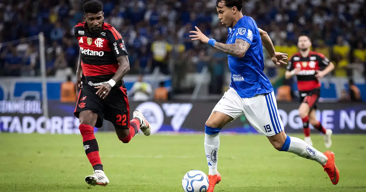 No último suspiro, Cruzeiro transforma a frustração em vingança contra o Flamengo pelo campeonato Brasileiro