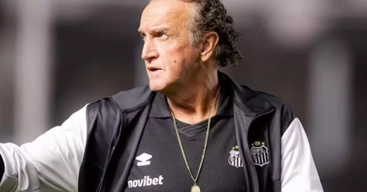 A declaração de Cuca após empate do Santos contra o Mirassol