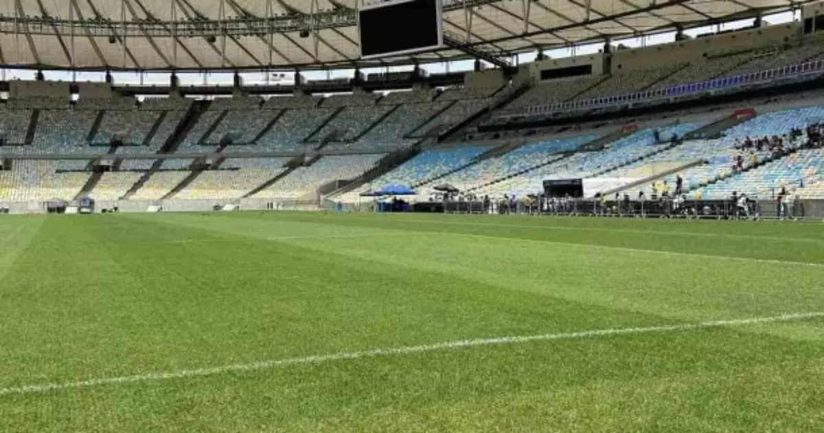 Maracanã reforma gramado para clássicos cariocas e evento da NFL