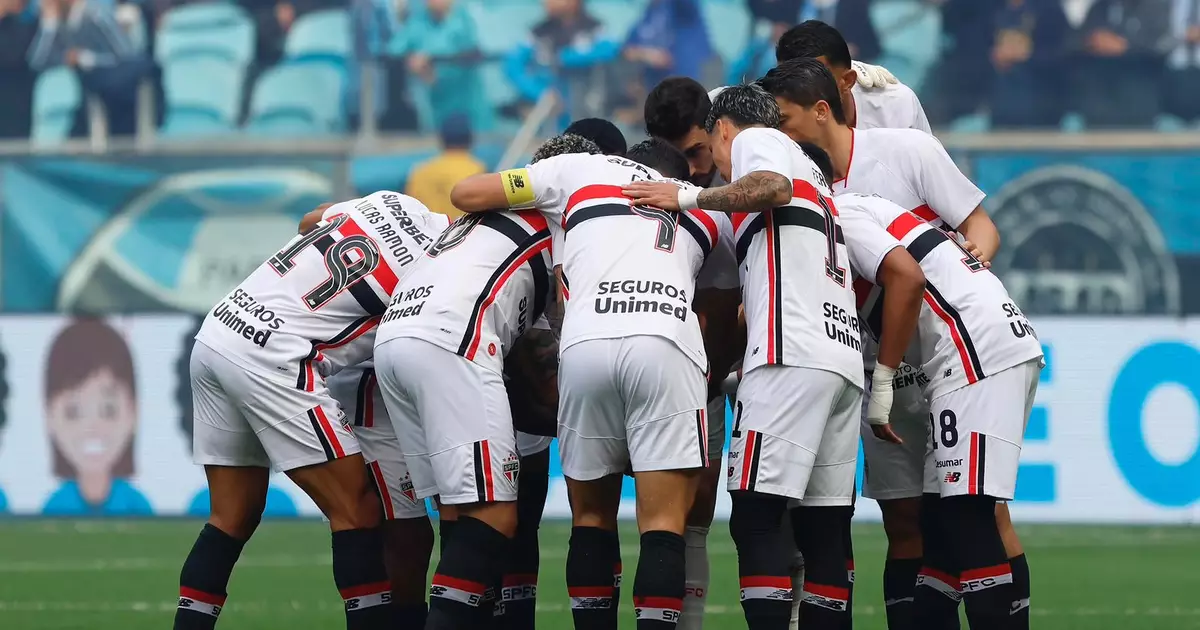 A probabilidade do São Paulo ser rebaixado no Brasileirão