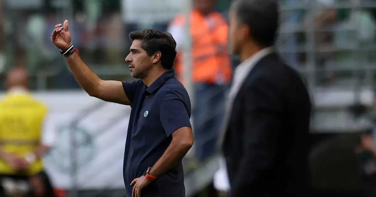 A declaração de Abel Ferreira direcionada a arbitragem de Santos x Palmeiras