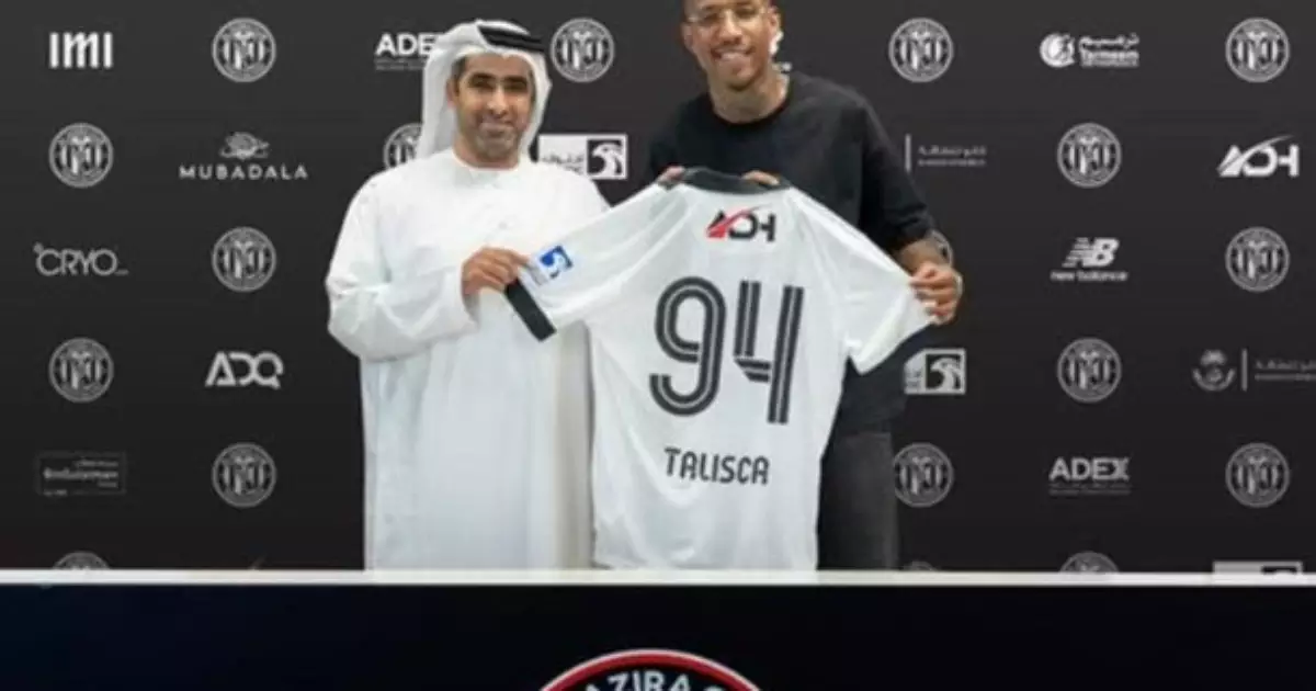 Anderson Talisca é apresentado no Al Jazira, dos Emirados Árabes
