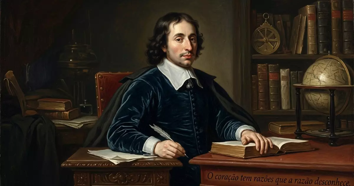Blaise Pascal, filósofo francês, sobre aquilo que a lógica nem sempre consegue explicar: "O coração tem razões que a razão desconhece."