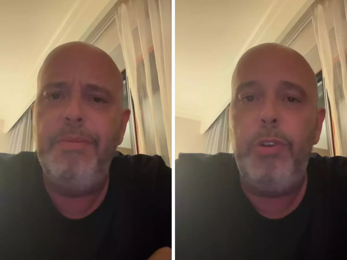 Alex Escobar culpa estresse e cansaço por 'susto' ao vivo: 'É uma loucura'