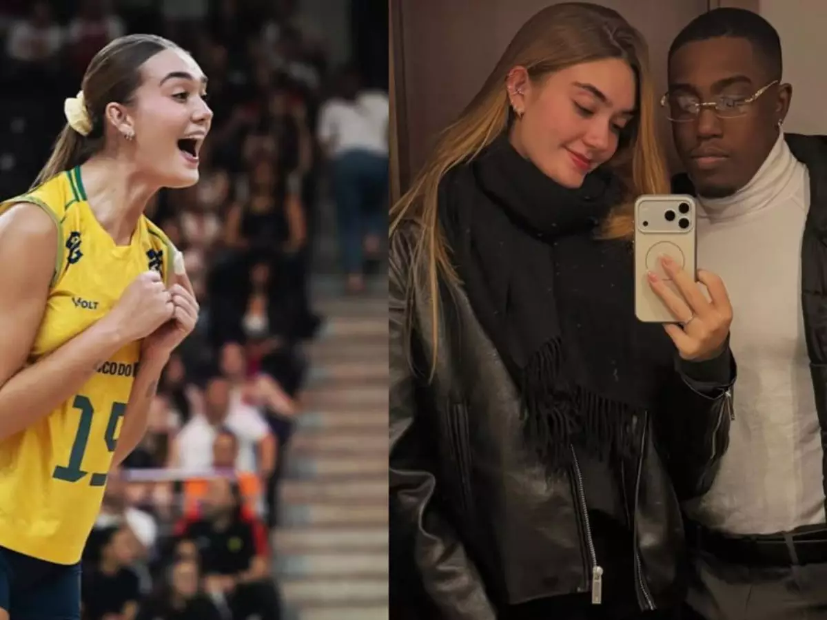 Jogadora da Seleção de vôlei expõe que namorado sofre racismo por relação com ela: 'São pessoas tão covardes'