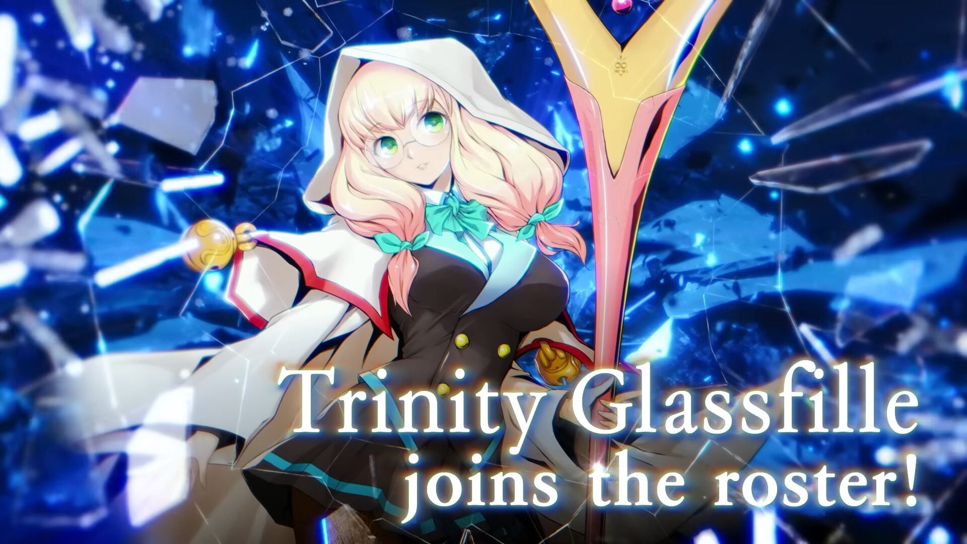 Personagem DLC Trinity Glassfille é anunciada para BlazBlue: Central Fiction