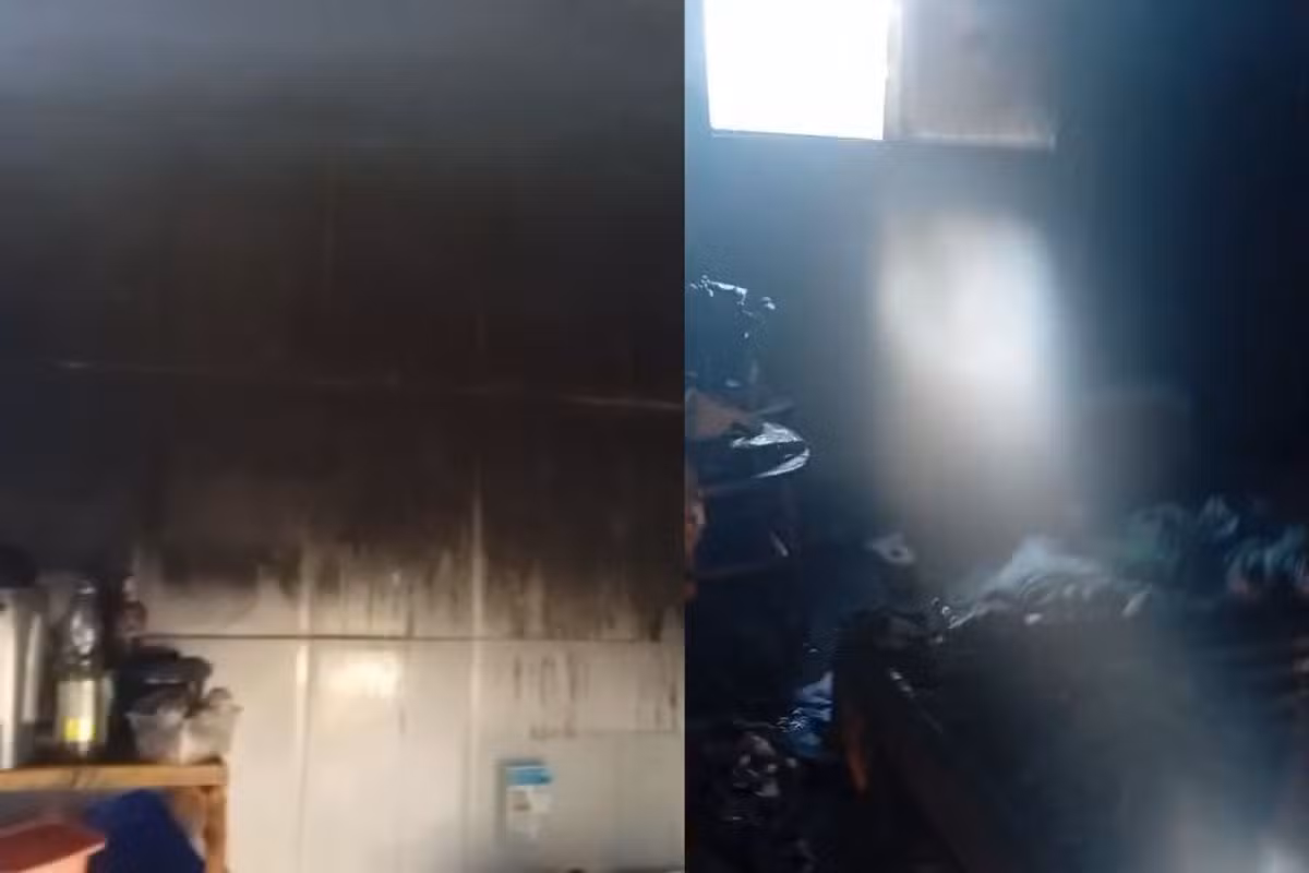 VÍDEO: Incêndio destrói casa em Campo Grande; polícia investiga crime